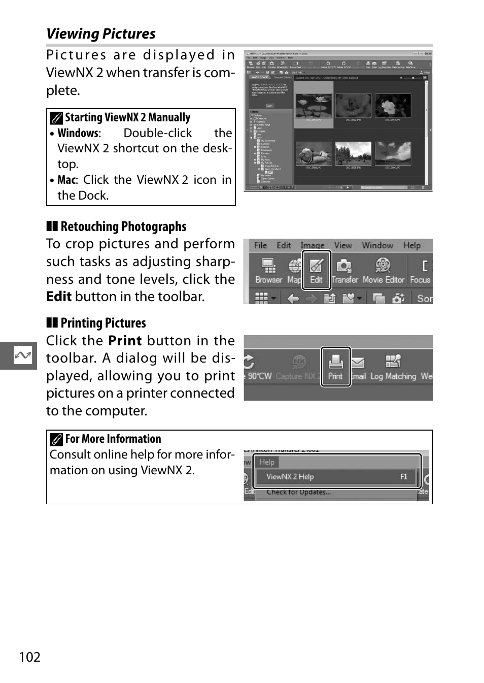 Viewing pictures | Nikon S2 User Manual | Page 122 / 236