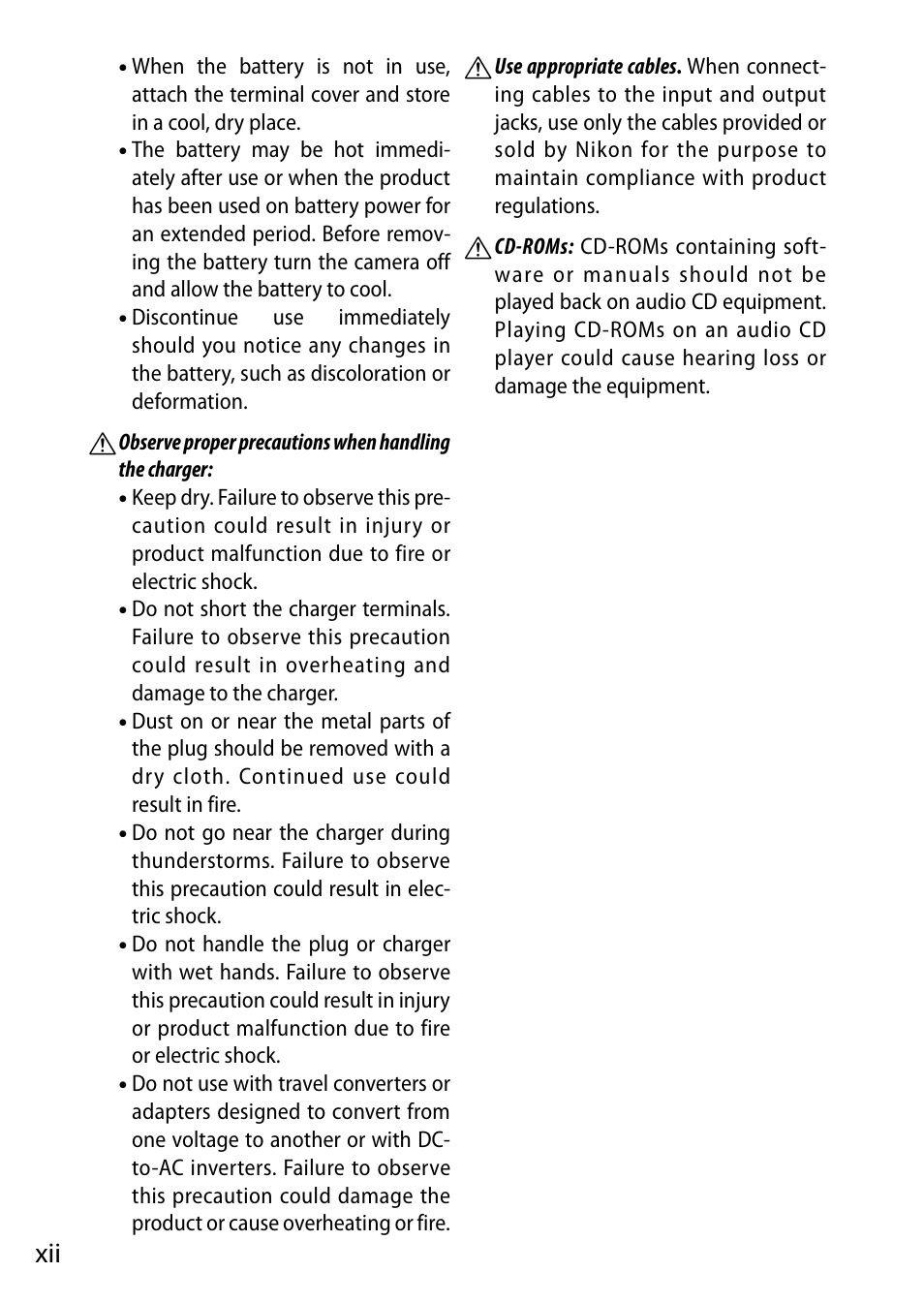 Nikon S2 User Manual | Page 14 / 236