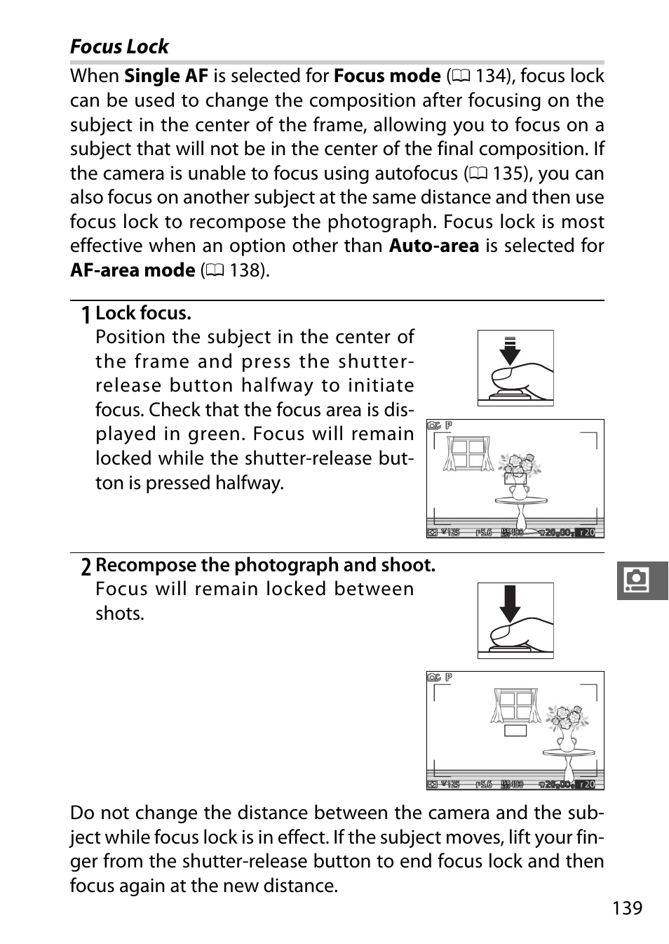 Focus lock | Nikon S2 User Manual | Page 159 / 236