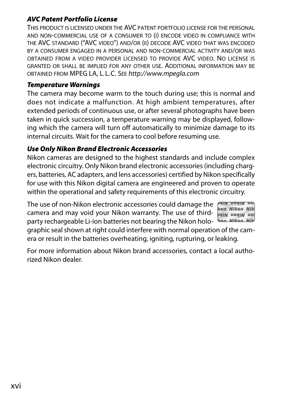 Nikon S2 User Manual | Page 18 / 236