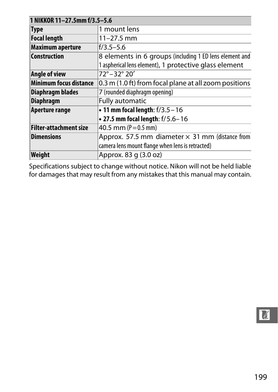 Nikon S2 User Manual | Page 219 / 236