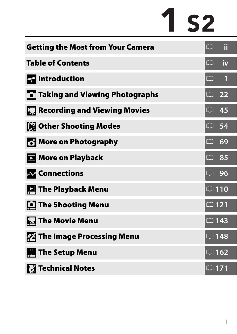 Nikon S2 User Manual | Page 3 / 236