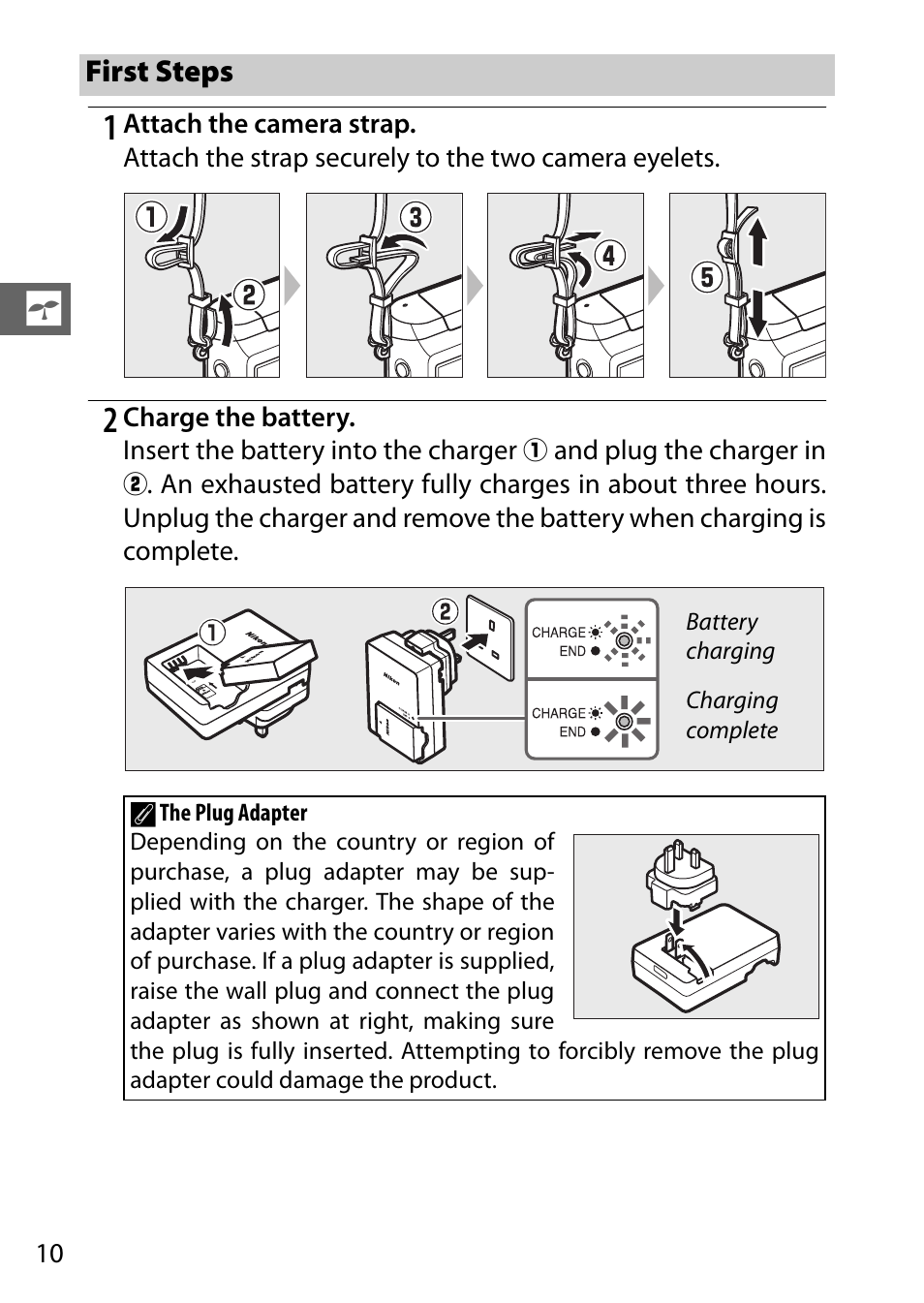 First steps | Nikon S2 User Manual | Page 30 / 236