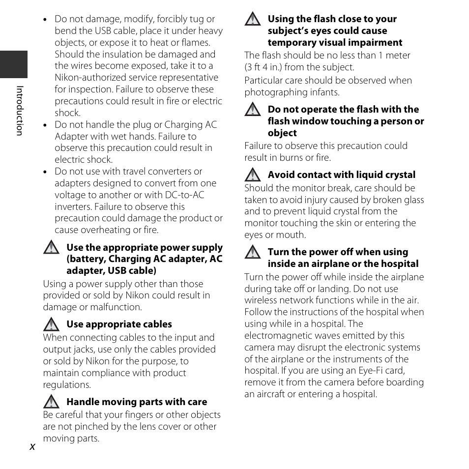 Nikon S5300 User Manual | Page 12 / 240
