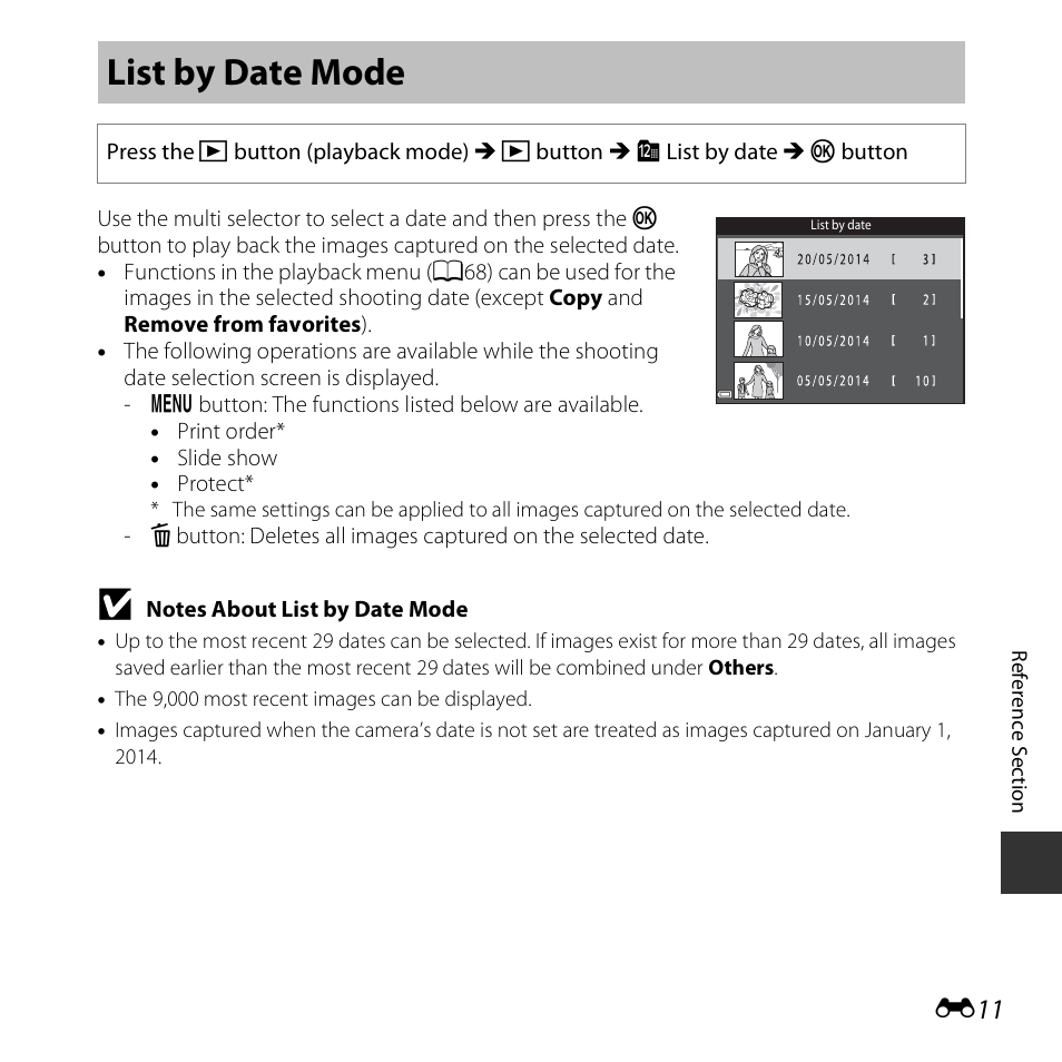 List by date mode | Nikon S5300 User Manual | Page 123 / 240
