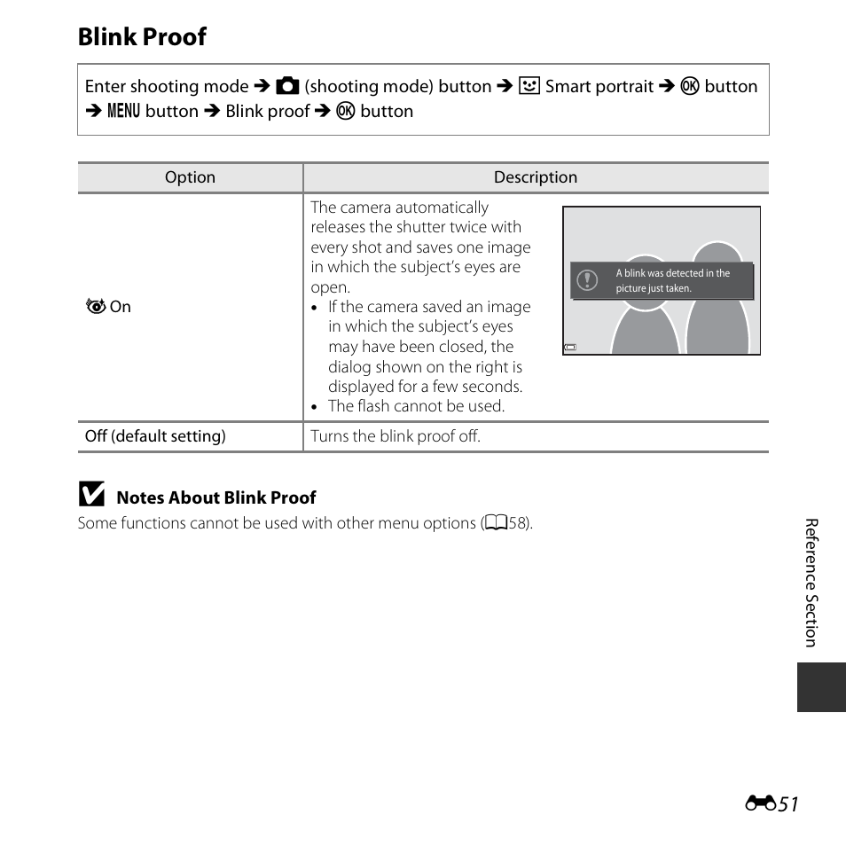 Blink proof | Nikon S5300 User Manual | Page 163 / 240