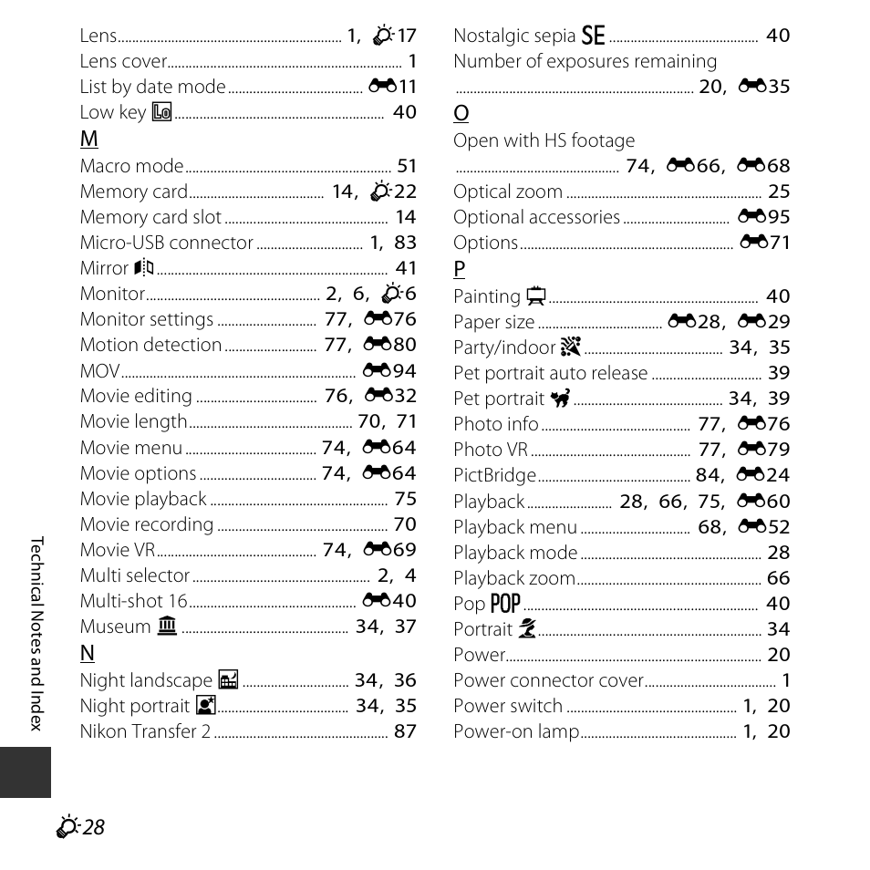 Nikon S5300 User Manual | Page 236 / 240