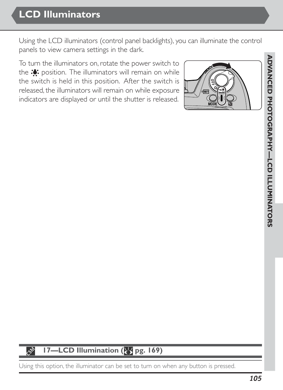 Lcd illuminators | Nikon D1H User Manual | Page 119 / 238