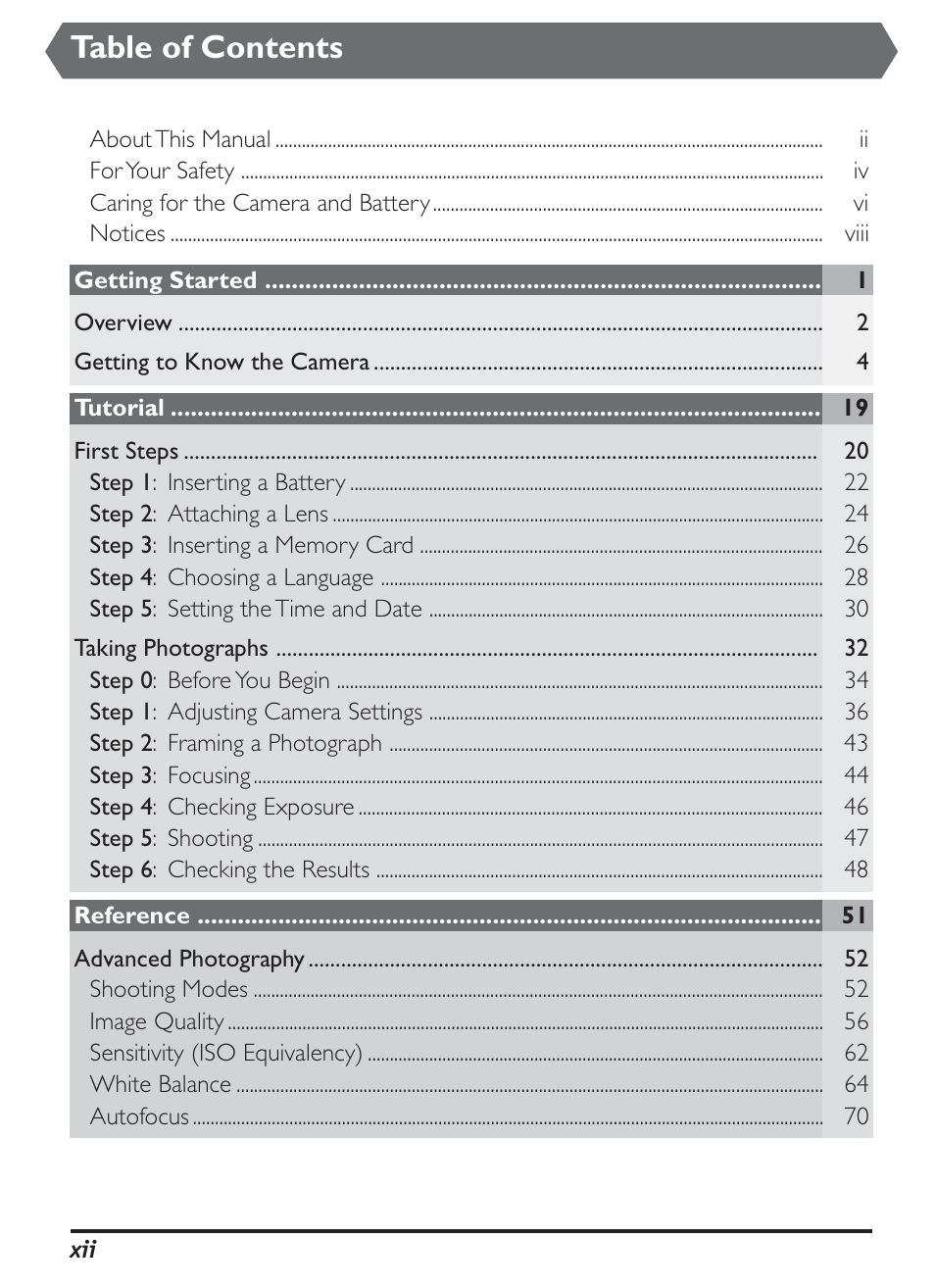 Nikon D1H User Manual | Page 12 / 238