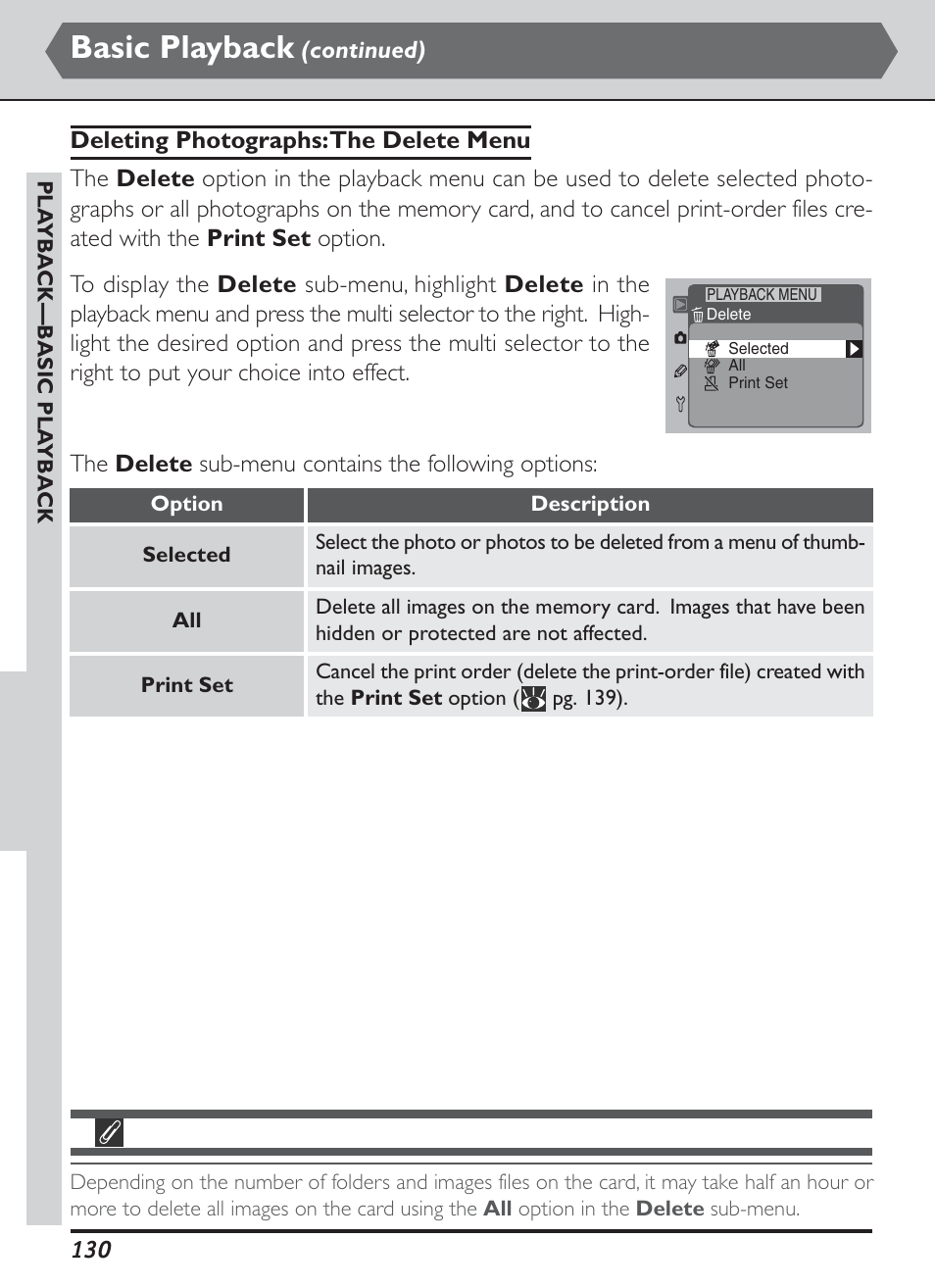 Basic playback | Nikon D1H User Manual | Page 144 / 238