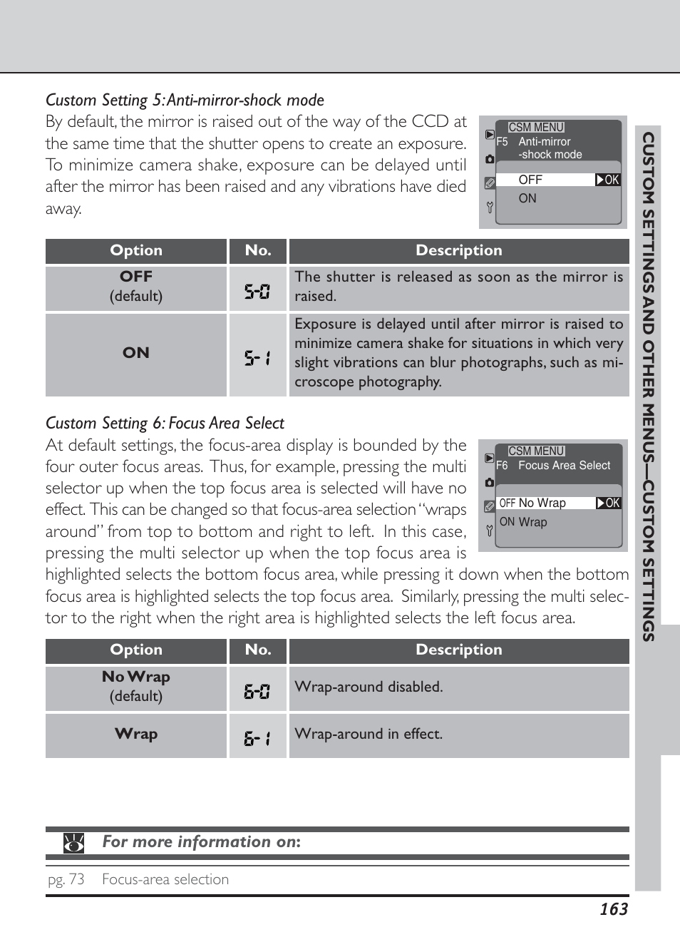 For more information on | Nikon D1H User Manual | Page 177 / 238