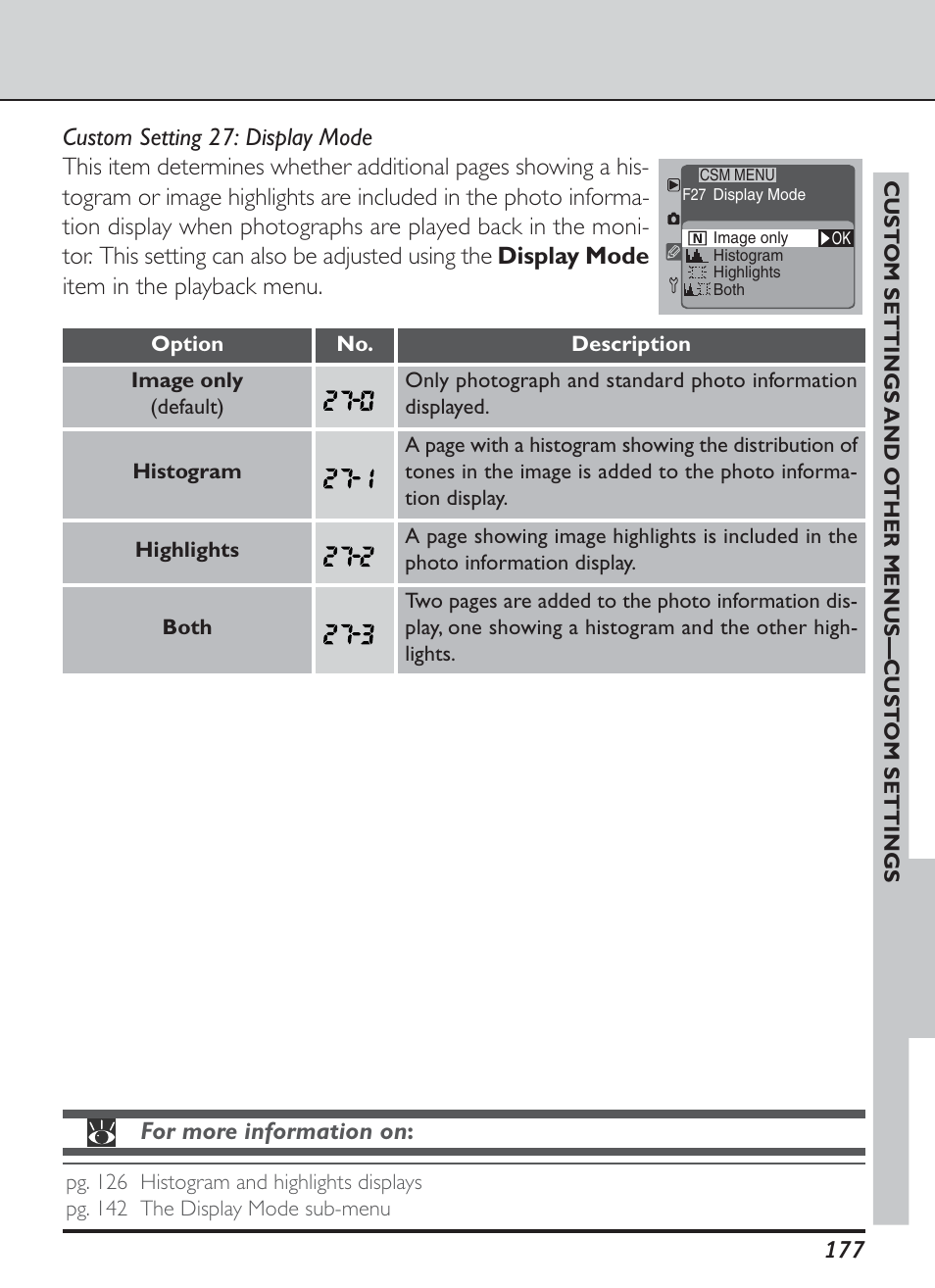 For more information on | Nikon D1H User Manual | Page 191 / 238