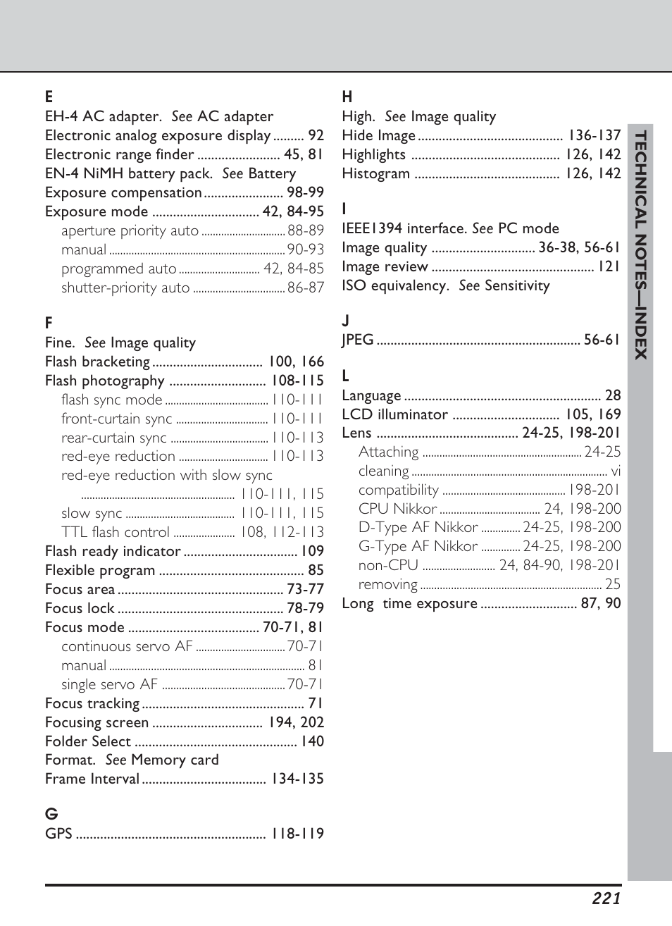Nikon D1H User Manual | Page 235 / 238