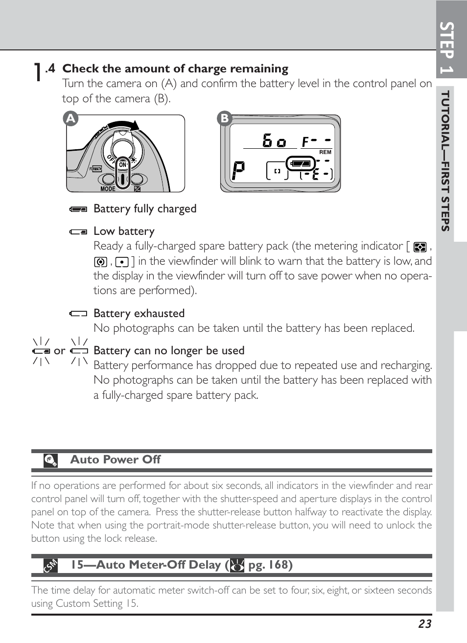 Step 1 | Nikon D1H User Manual | Page 37 / 238