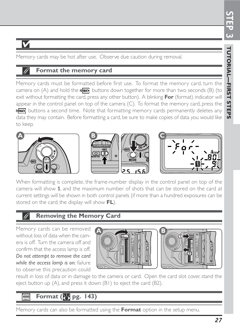 Step 3 | Nikon D1H User Manual | Page 41 / 238