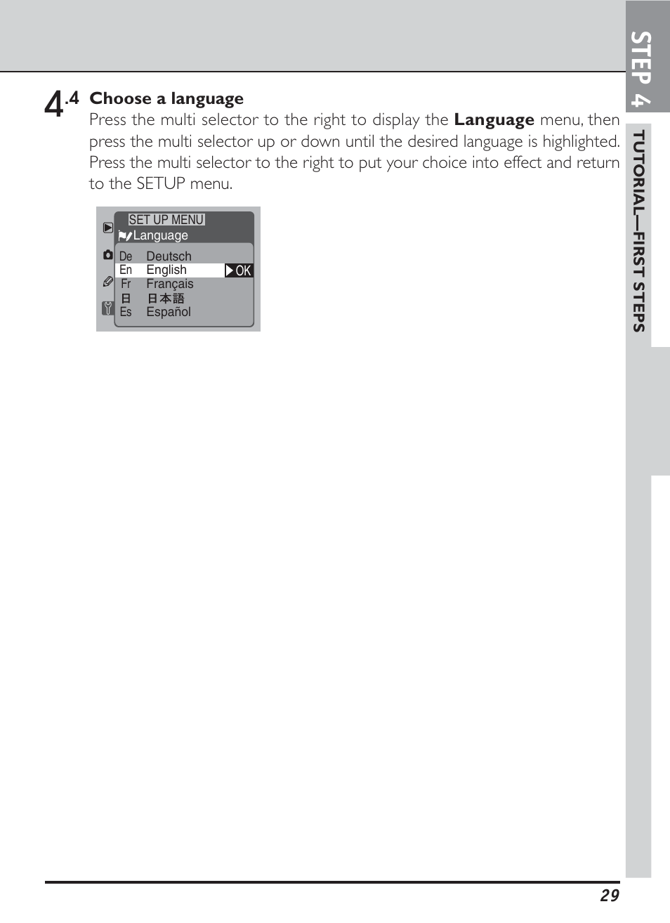 Step 4 | Nikon D1H User Manual | Page 43 / 238