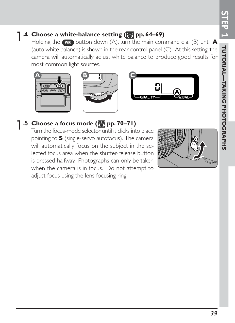 Step 1 | Nikon D1H User Manual | Page 53 / 238