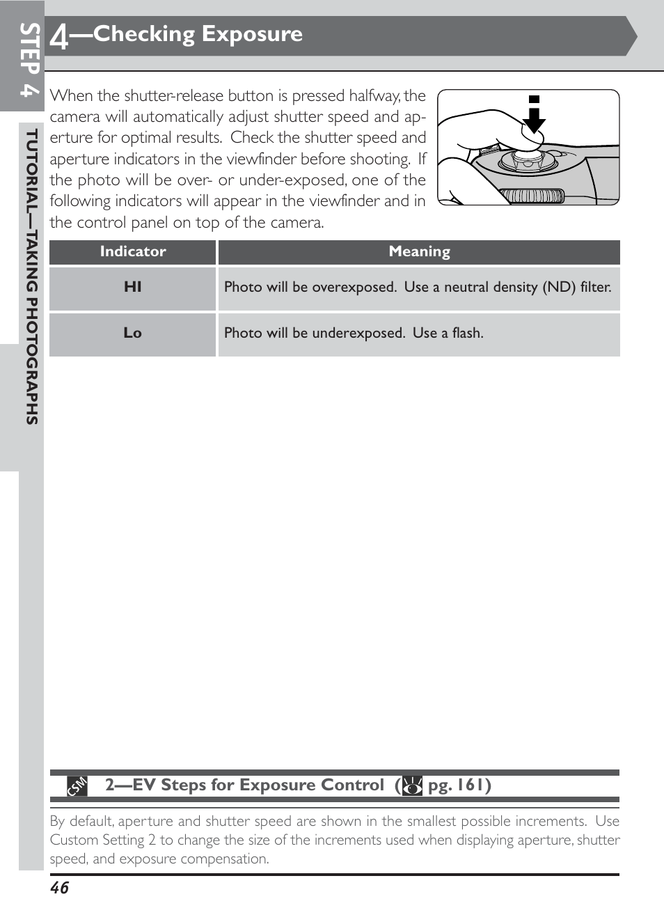 Step 4, Checking exposure | Nikon D1H User Manual | Page 60 / 238