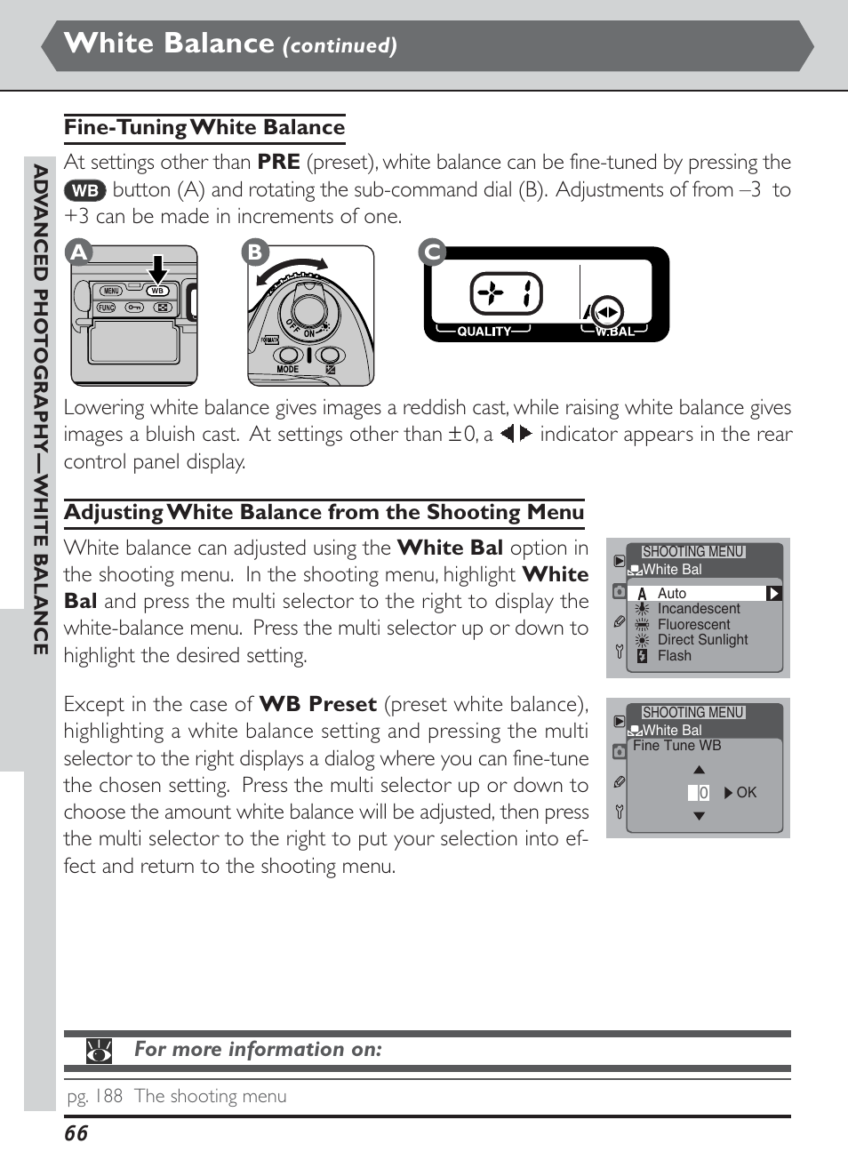 White balance | Nikon D1H User Manual | Page 80 / 238