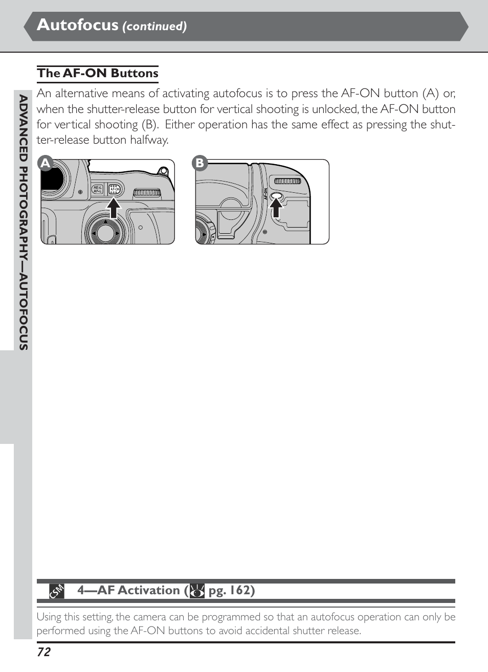 Autofocus | Nikon D1H User Manual | Page 86 / 238