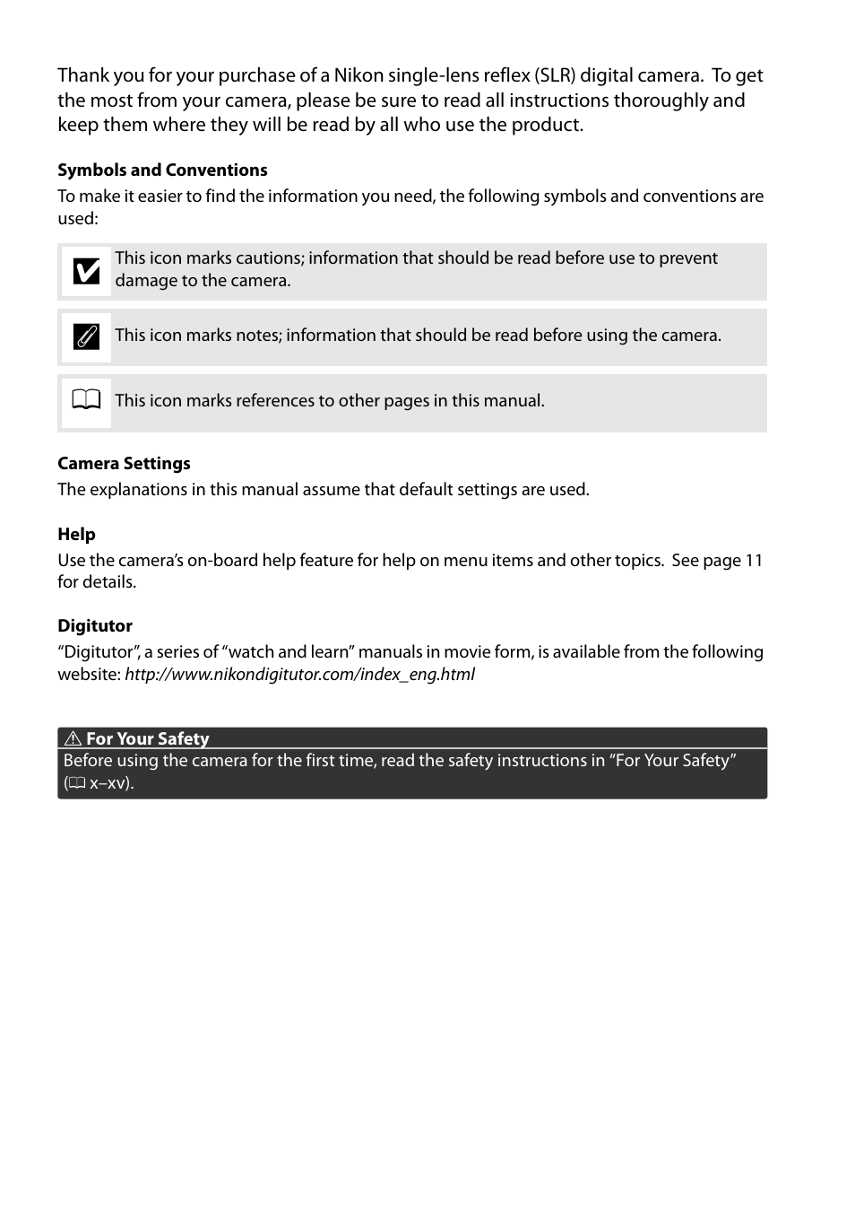 Nikon D5100 User Manual | Page 2 / 260