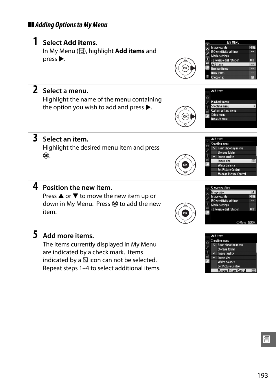 Nikon D5100 User Manual | Page 211 / 260