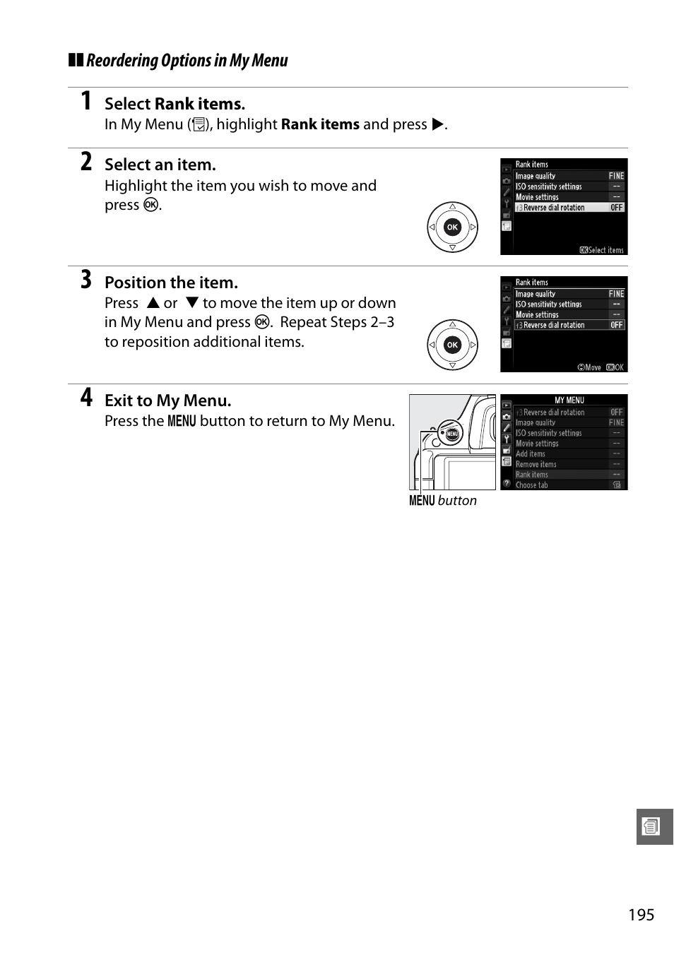 Nikon D5100 User Manual | Page 213 / 260