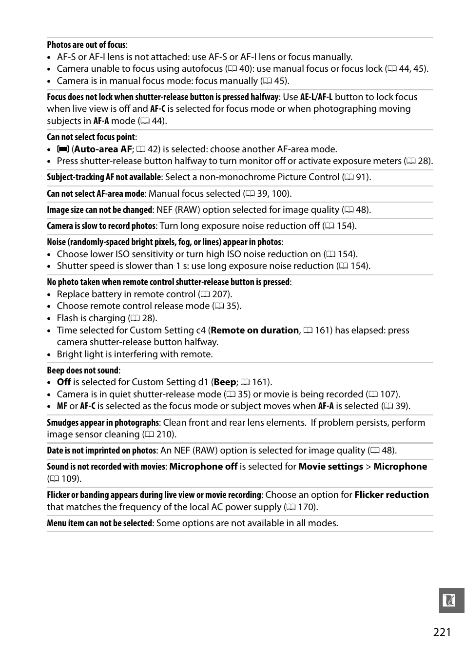 Nikon D5100 User Manual | Page 239 / 260