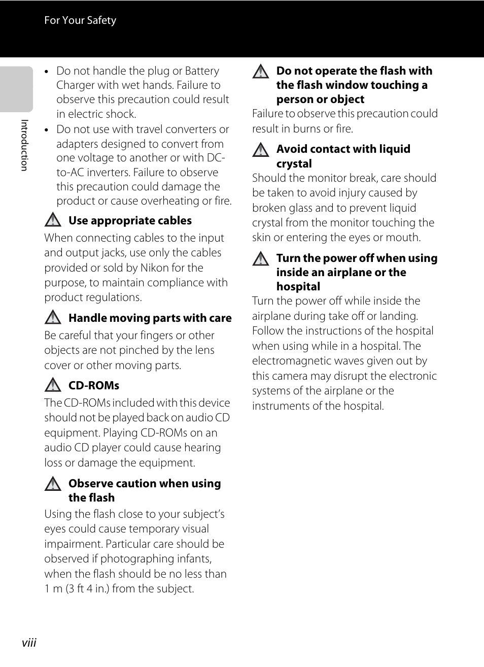 Nikon P7100 User Manual | Page 10 / 260