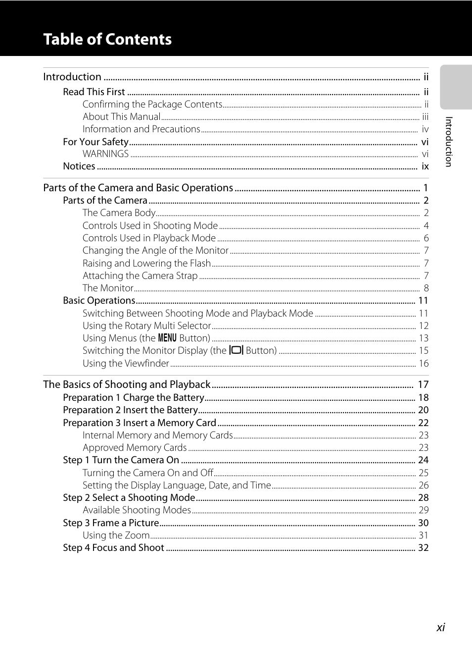 Nikon P7100 User Manual | Page 13 / 260