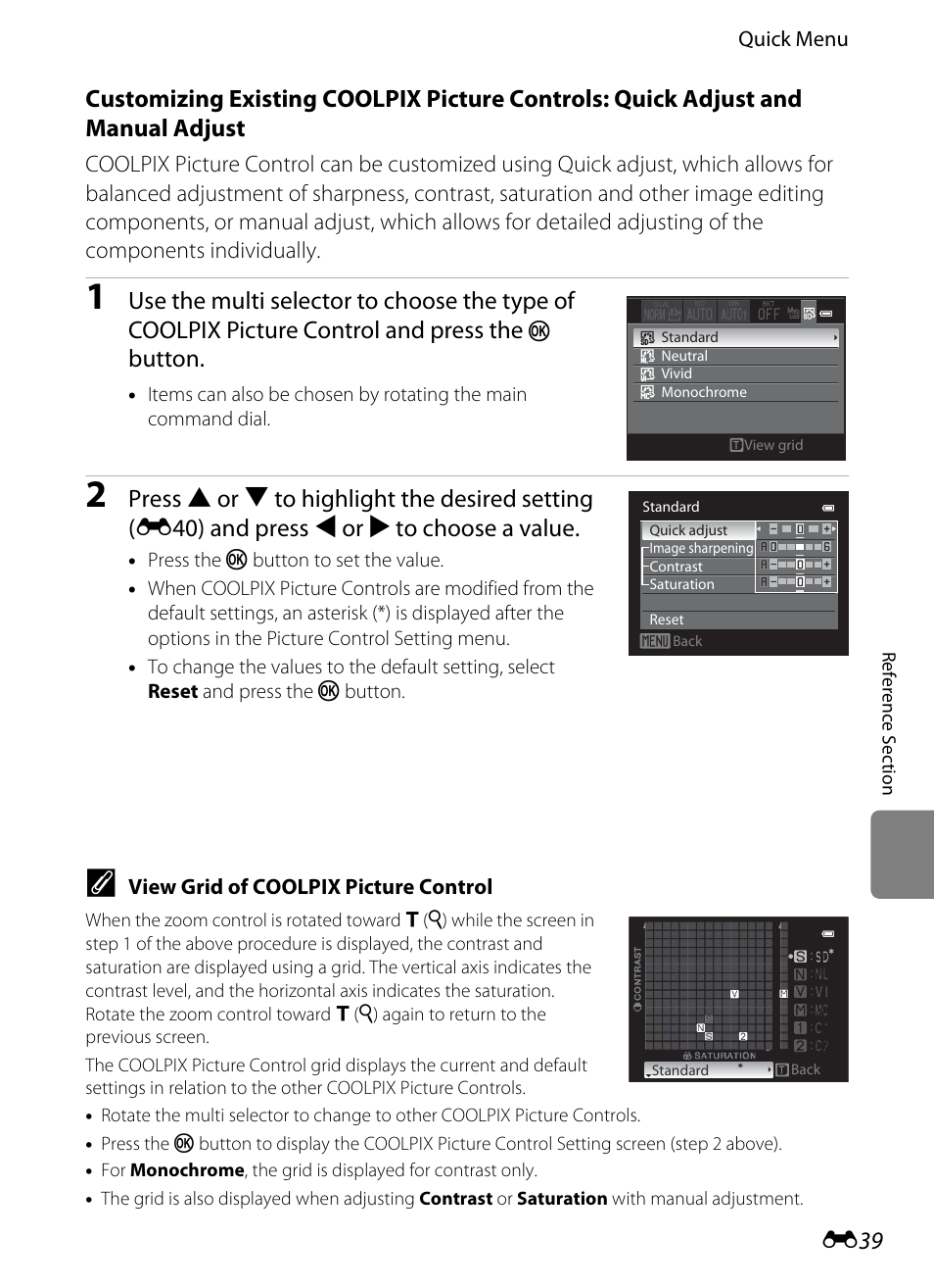 E 39, Button | Nikon P7100 User Manual | Page 165 / 260