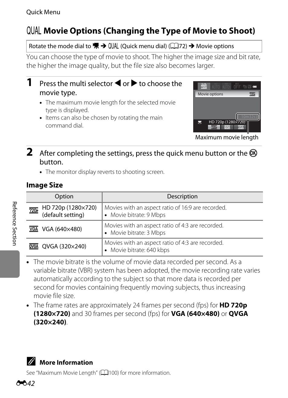 E42) set, E42) of the original mo | Nikon P7100 User Manual | Page 168 / 260