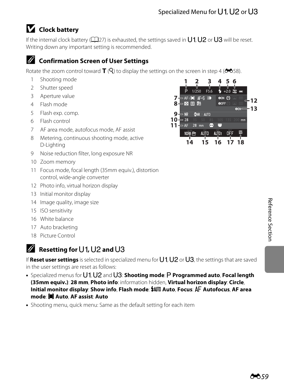 E59), E 59 | Nikon P7100 User Manual | Page 185 / 260