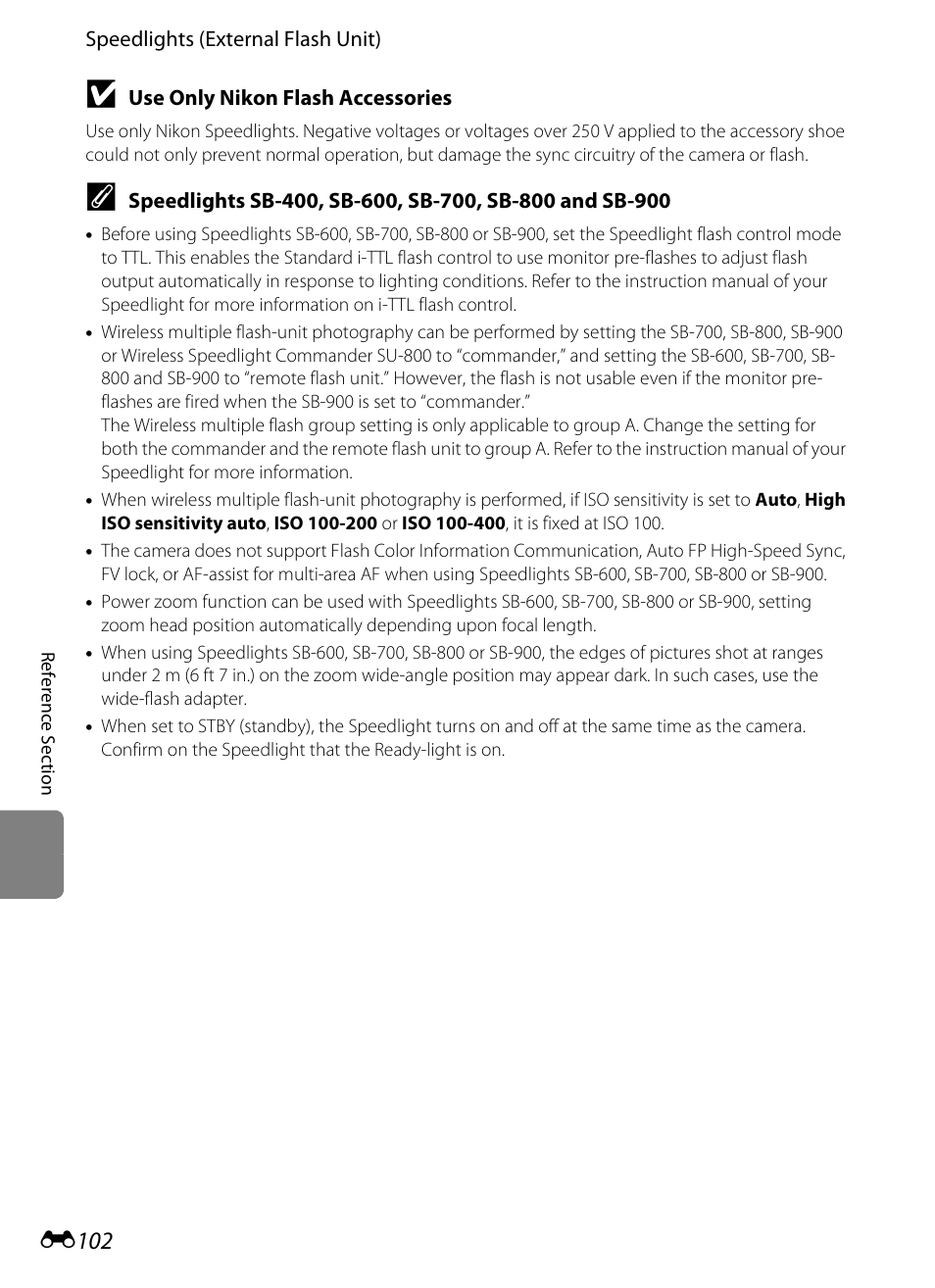 E 102 | Nikon P7100 User Manual | Page 228 / 260