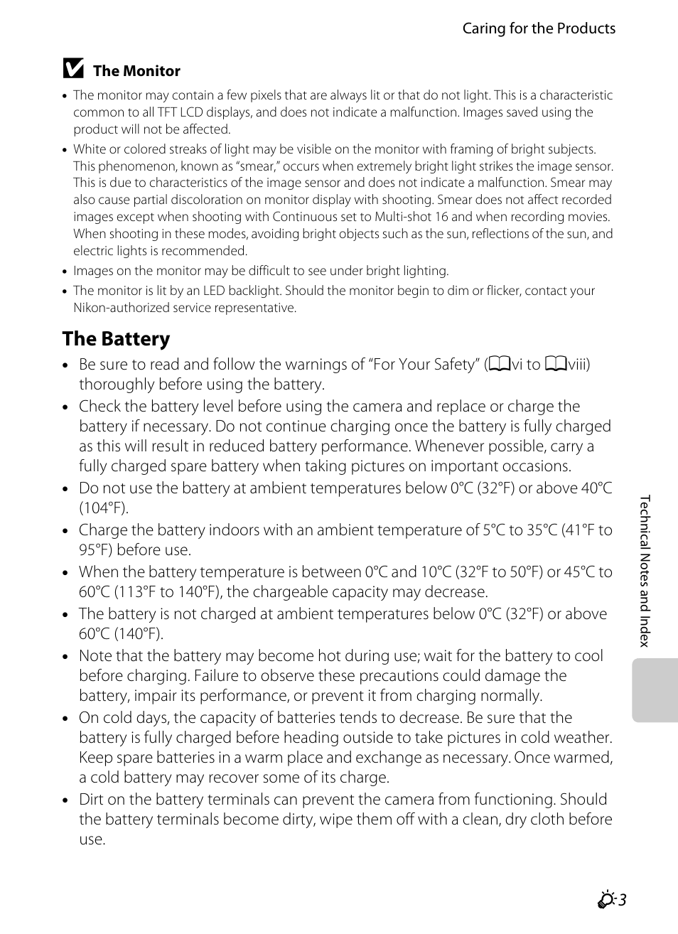 The battery, F3) thor | Nikon P7100 User Manual | Page 241 / 260