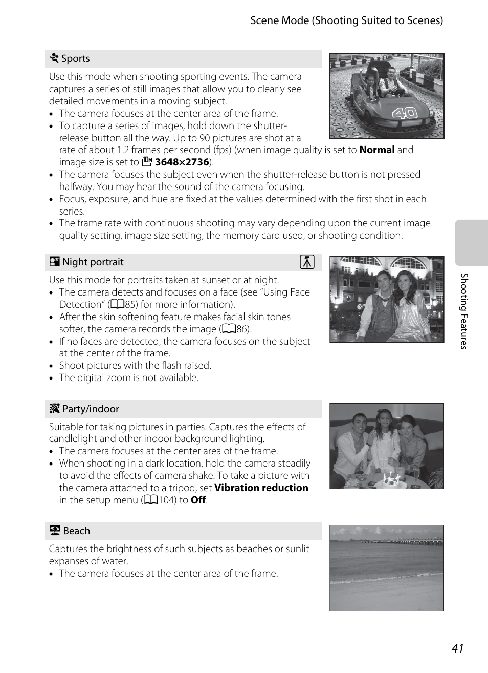 A41), Rty/indoor (a41) | Nikon P7100 User Manual | Page 59 / 260