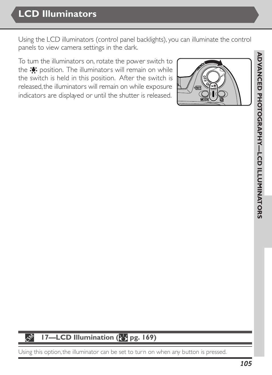 Lcd illuminators | Nikon D1X User Manual | Page 118 / 236