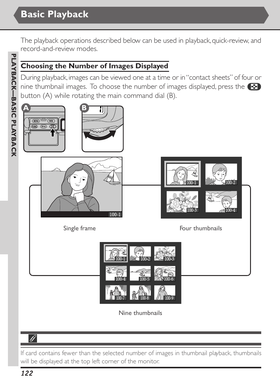 Basic playback | Nikon D1X User Manual | Page 135 / 236