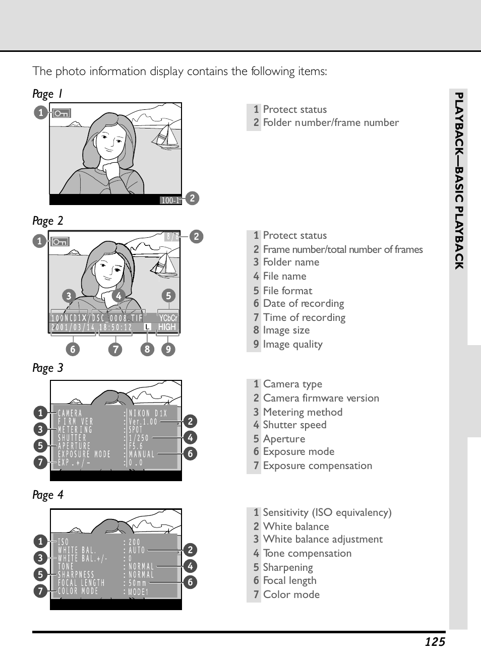 Page 2, Page 3, Page 4 | Nikon D1X User Manual | Page 138 / 236