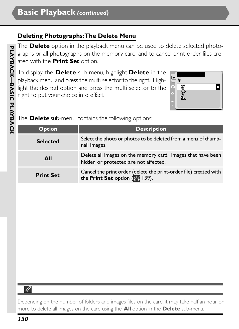Basic playback | Nikon D1X User Manual | Page 143 / 236