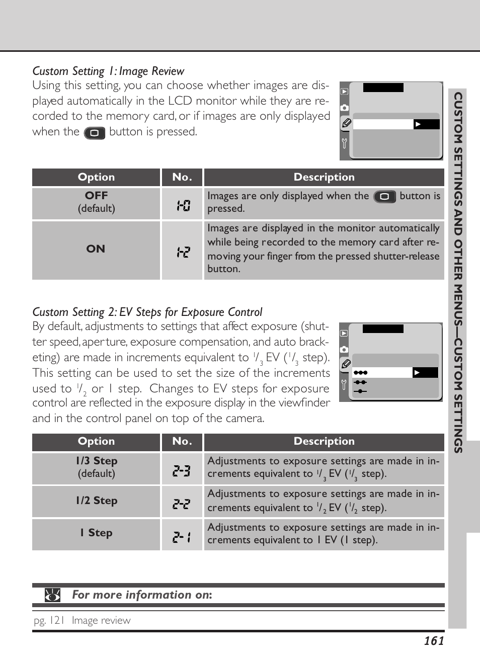 For more information on | Nikon D1X User Manual | Page 174 / 236