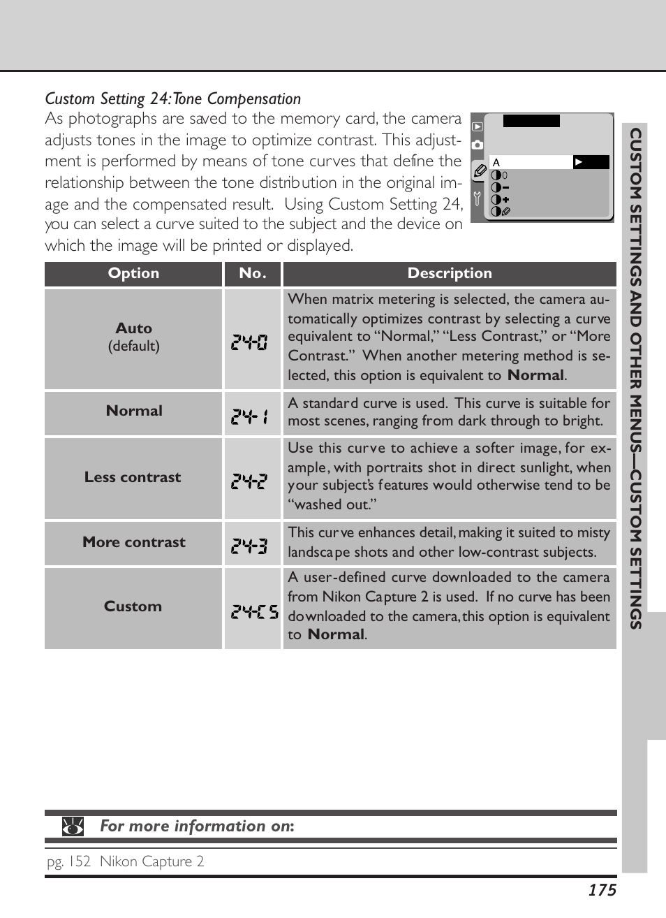 For more information on | Nikon D1X User Manual | Page 188 / 236