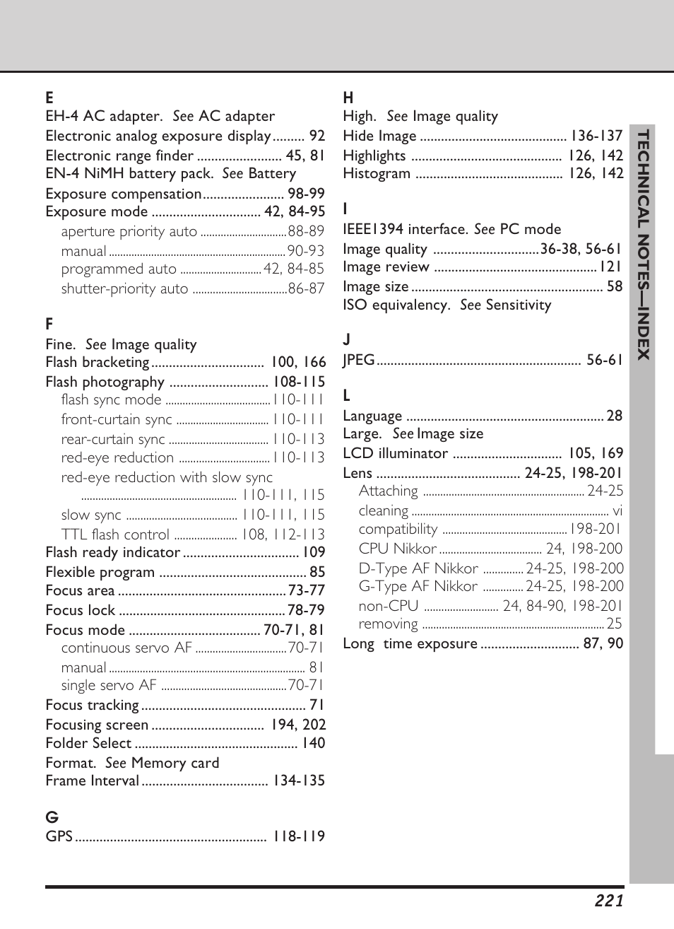 Nikon D1X User Manual | Page 234 / 236