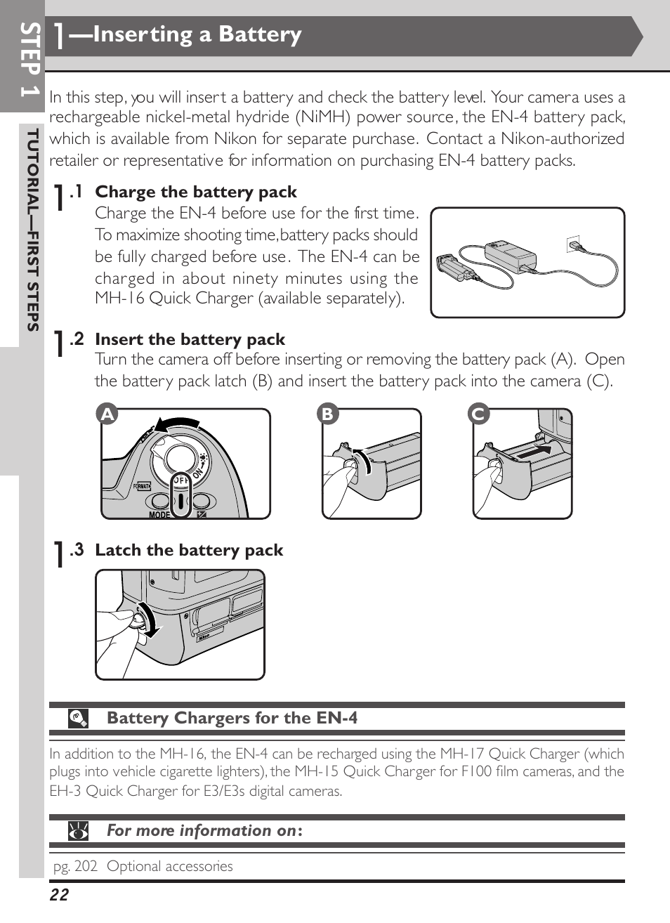 Step 1 | Nikon D1X User Manual | Page 35 / 236