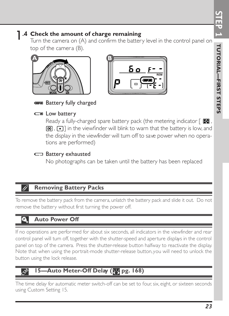 Step 1 | Nikon D1X User Manual | Page 36 / 236
