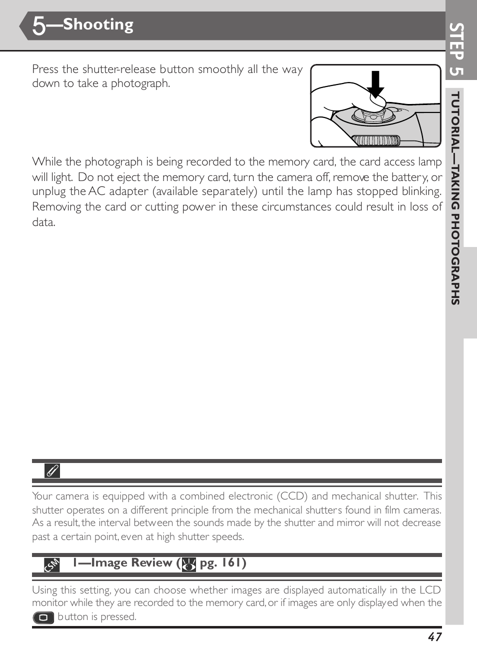 Step 5, Shooting | Nikon D1X User Manual | Page 60 / 236