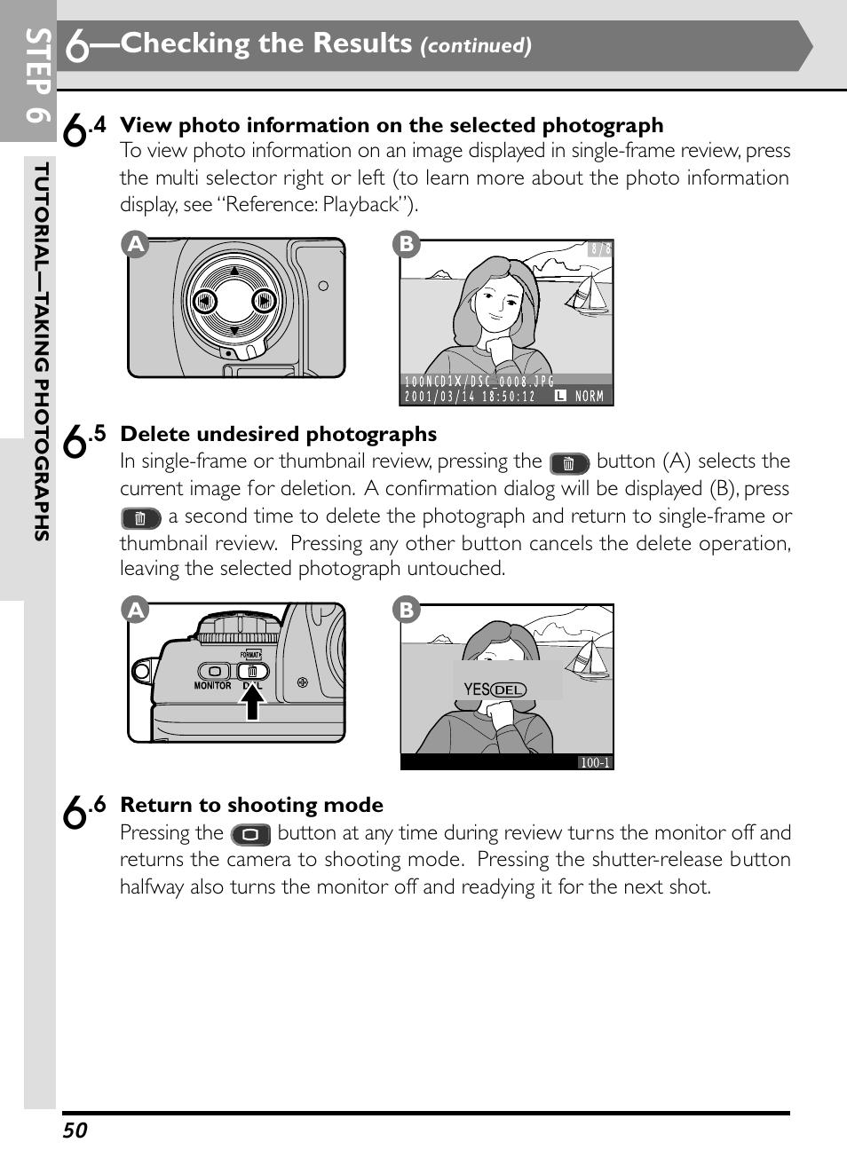 Step 6, Checking the results | Nikon D1X User Manual | Page 63 / 236