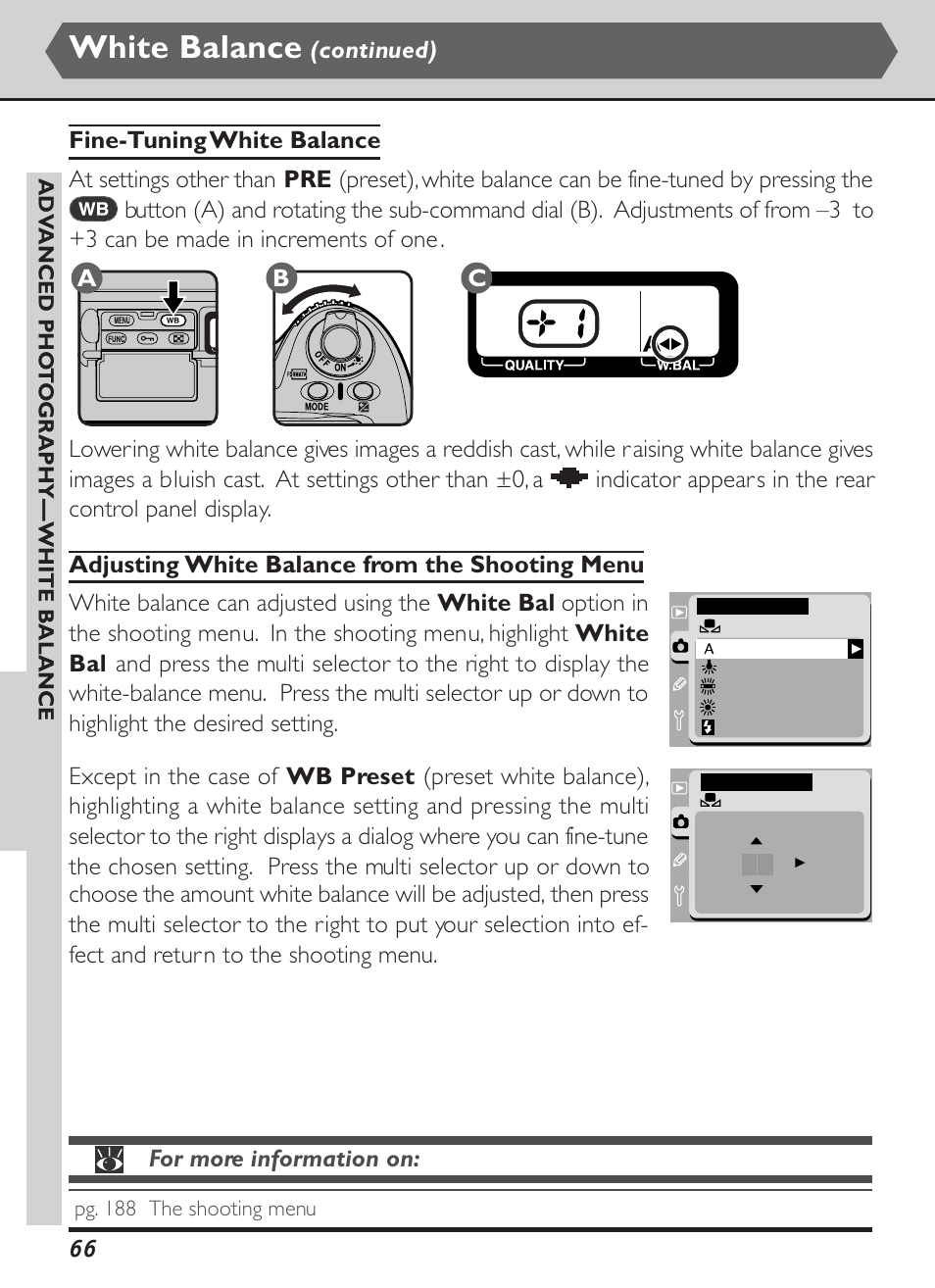 White balance | Nikon D1X User Manual | Page 79 / 236