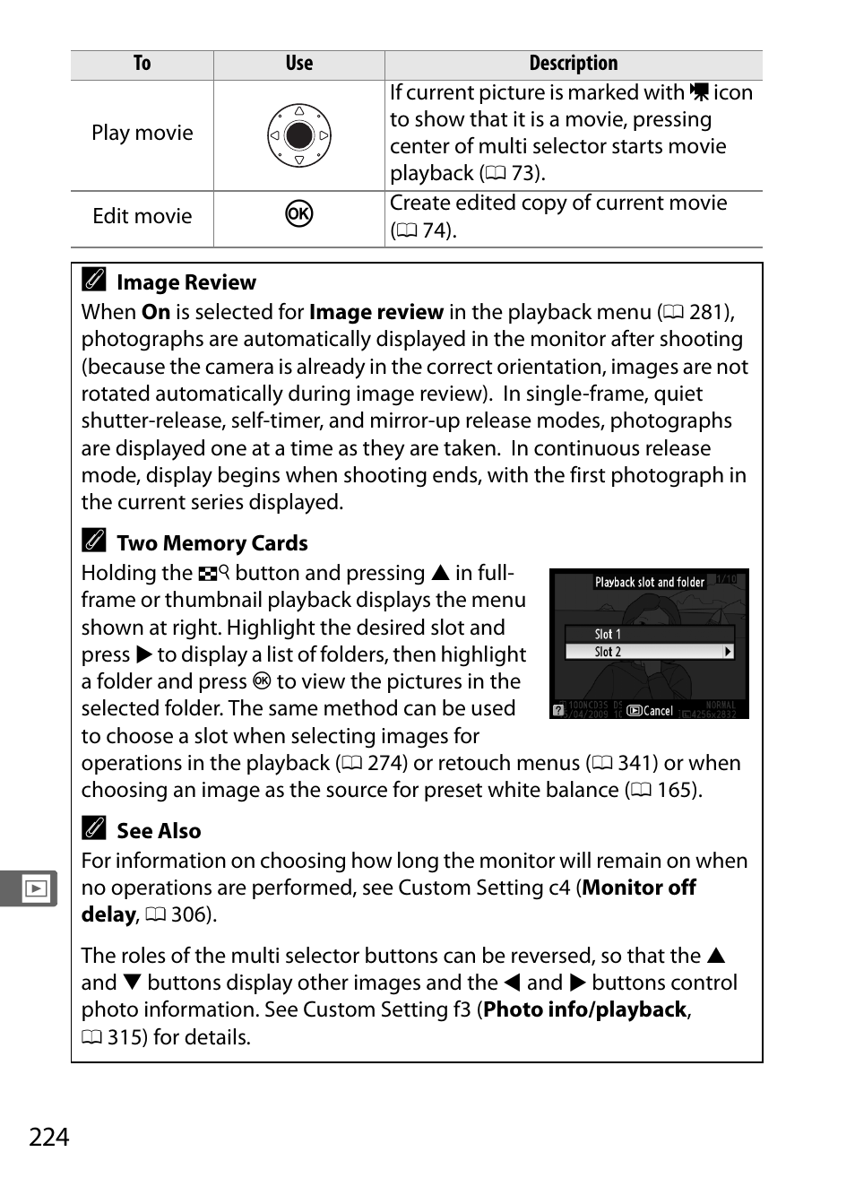 Nikon D3S User Manual | Page 250 / 460