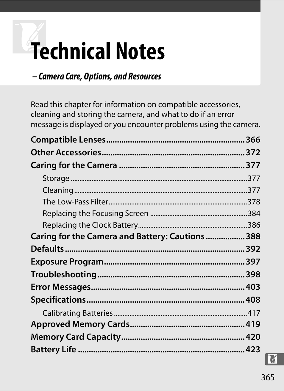 Technical notes | Nikon D3S User Manual | Page 391 / 460